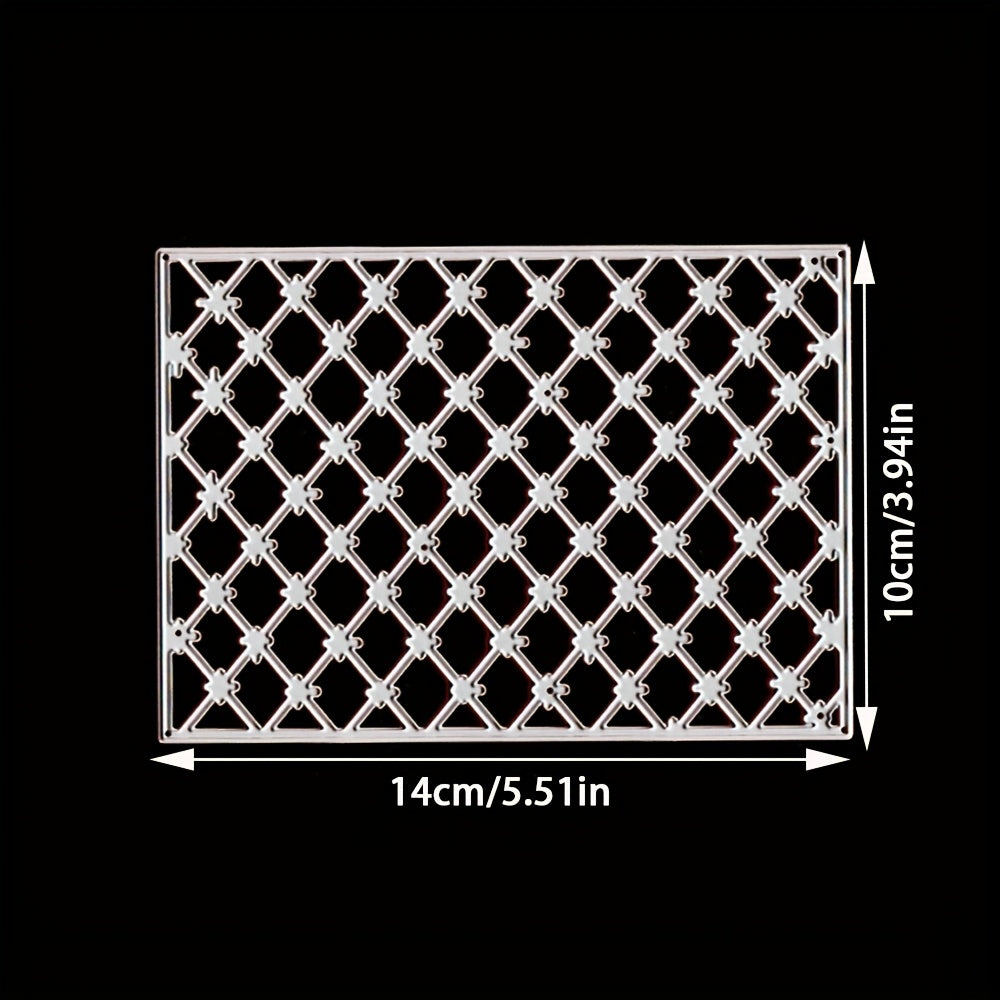 TEMU 1pc Creative Greeting Card Metal Stencil, Diy Scrapbooking Embossing Die Cut, Handmade Greeting Card Making Metal Cutting Dies, Gift Card Making