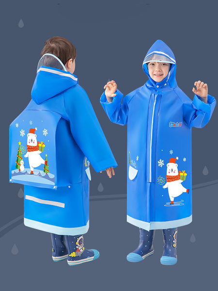 Environmentally friendly material children&#039;s raincoat with hat protecting baby&#039;s health and growth