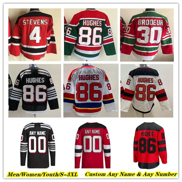 2024 Stadium Series Hockey Jersey Luke Jack Hughes Jesper Bratt Nico Hischier Dougie Hamilton Tyler Toffoli Erik Haula Ondrej Palat Martin B