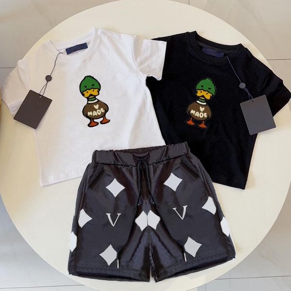 Designer kids clothes Summer sets Boys Tracksuits casual letter baby girls kid t shirts pants infants children short sleeve Set Multi Style