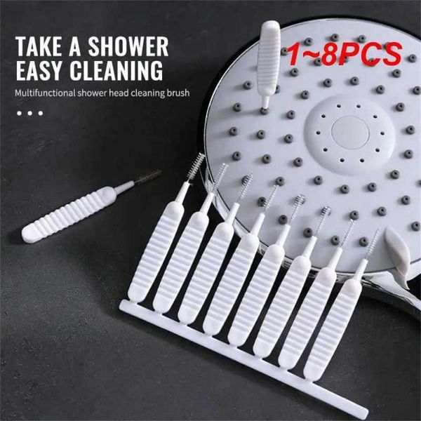 1~8PCS lot Shower Head Small Brush Bottle Teapot Nozzle Kettle Spout Brush For Kitchen Toilet Phone Hole Bathroom Accessories Y240819