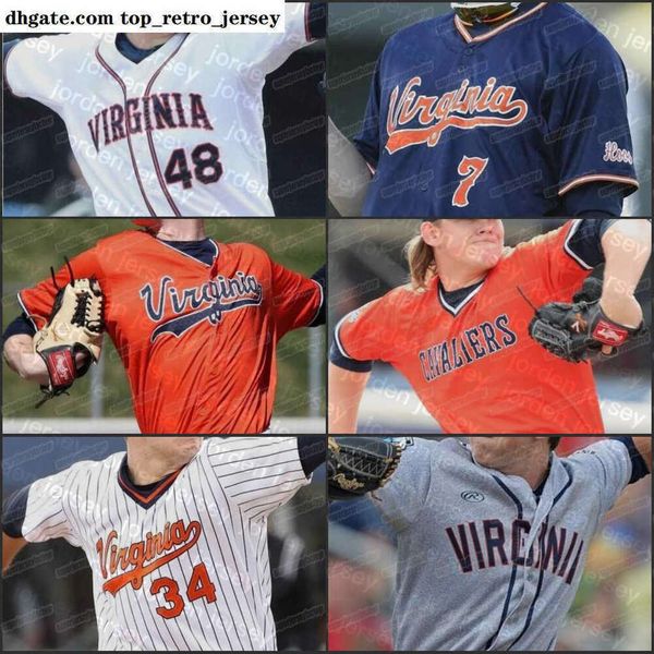 Jerseys new College Baseball Wears Custom Virginia Cavaliers bseball stitched Jersey mens women youth Kyle Petri Griff Agee Evan Sleight Bil