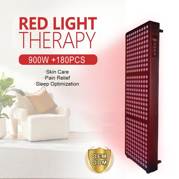 Free Logo Customized Salon Sauna Use Full Body Face Beauty Skin Care Infrared Device PDT Machine Led Red Light Therapy Panel