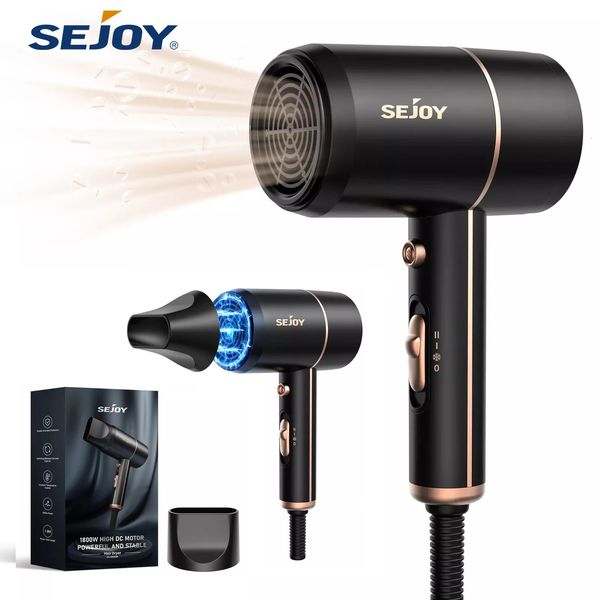 Sejoy Hair Scarers 1800W Professional Salon Secer Ionic Blow com bico negativo 241118