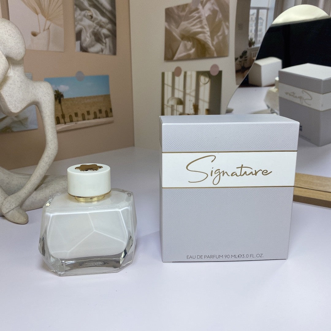 New 90ml Signature Perfume White Ink Bottle Women&#039;s Fragrance Floral Oriental Notes Eau de Toilette EDP Long Lasting Smell Cologne Spray Fast D