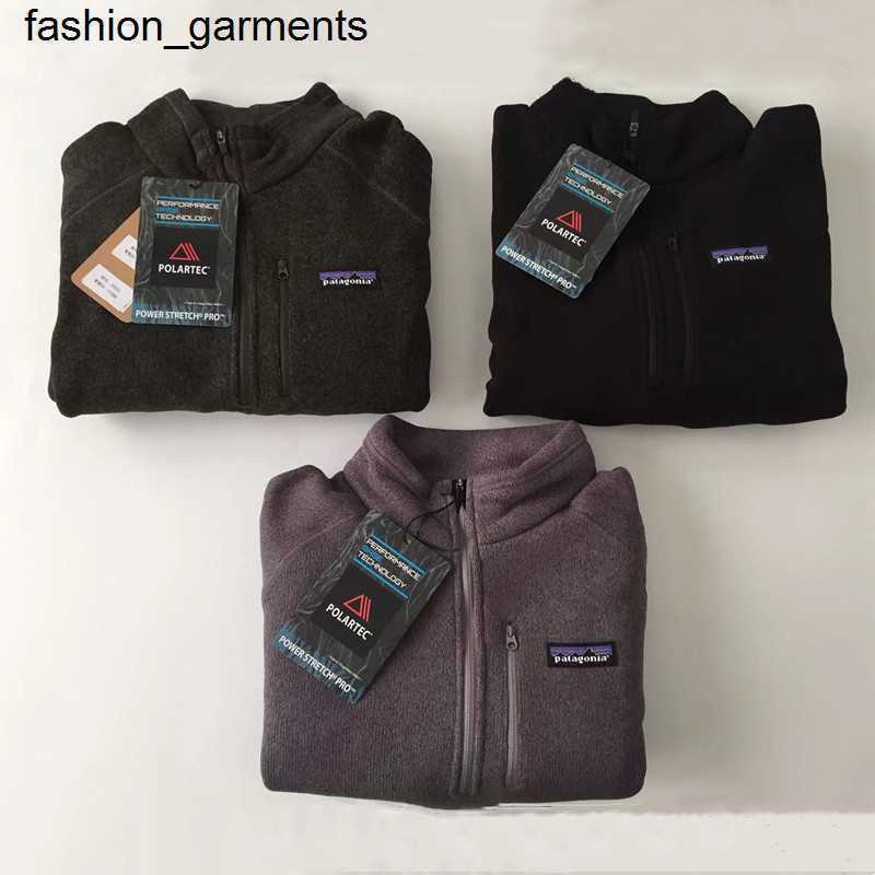Men&#039;s Jackets patagonias half zipper stand collar sweater fleece designer warmth American fashion brand outdoor tooling wind outdoor warmth
