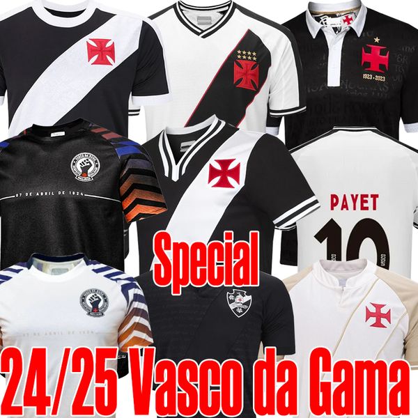4XL 24 25 Vasco da Gama Soccer Jerseys vest Pre-match shirt spcecial shirts MAXI RIOS PAULINHO FABIANO MURIQ Custom jerseys 2023 2024 Men Bl