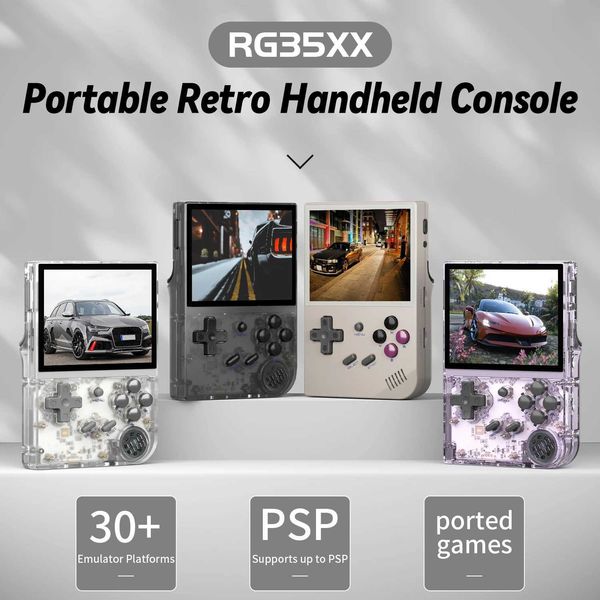 ANBERNIC RG35XX Update Portable Retro Handheld 64 bit Game Console 3.5-inch IPS HD Screen Childrens Gift Linux System 5K+Games M240828