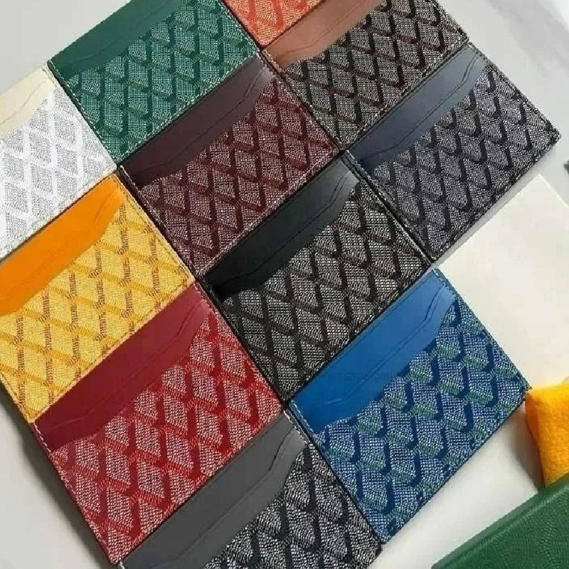 Card holder Designer women&#039;s card holders Top Quality Luxury Graffiti Purse Cardholder Mens Wallet passport holder multiple colors to choose fr