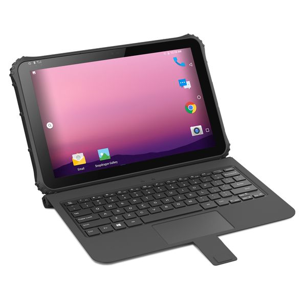 12.2 Inch Touch Screen Rugged Notebook with Keyboard Android 11 Big Size Tablets Computer 5G NFC Reader RS232 RJ45 RS485 Tablets