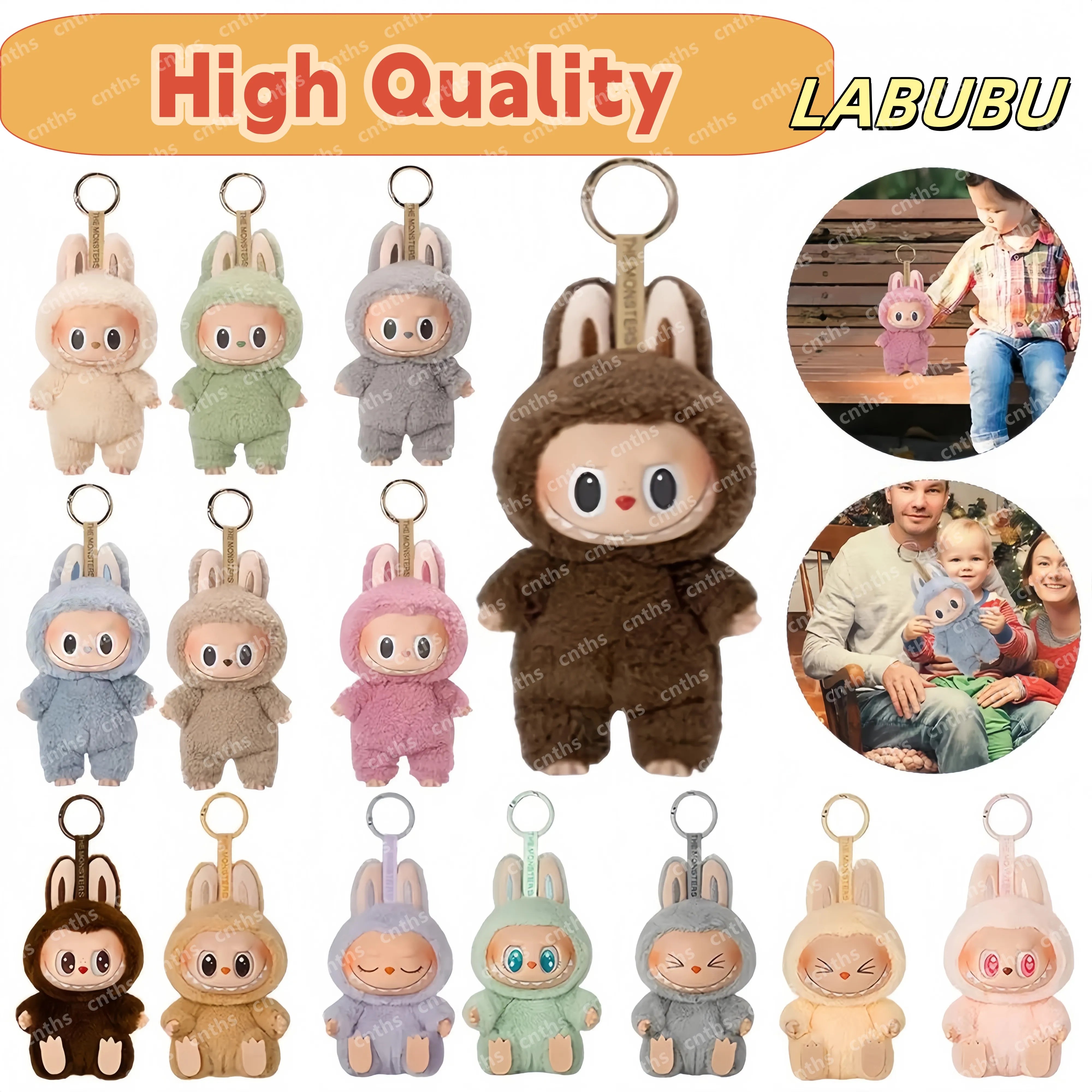 Hot Sale Anime Figure Labubu Have A Seat Series Vinyl Pendant Doll Model Toy Cute Monster Cartoon Character Dolls For Childrens Birthday Gift Blind