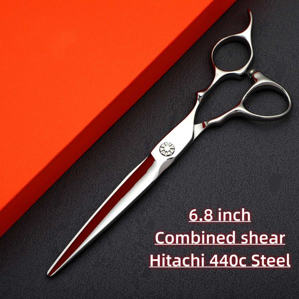 Scissors Shears Professional Barber scissors440C steel Hair cutting machinethinning shearsSet of 6.0-6.5-6.8 inchesbarbershop accessories S2