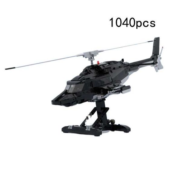 Spot small particle MOC-149250 helicopter 1039PCS assembly creative puzzle model building blocks gift ornamentsC250121