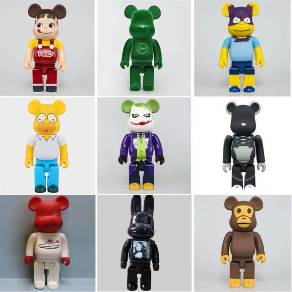 kaw gift decked hot-selling Objects Figurines Bearbricklys for ka Figures Cartoon Blocks Bear Dolls PVC Collectible Models Toys doll fashion