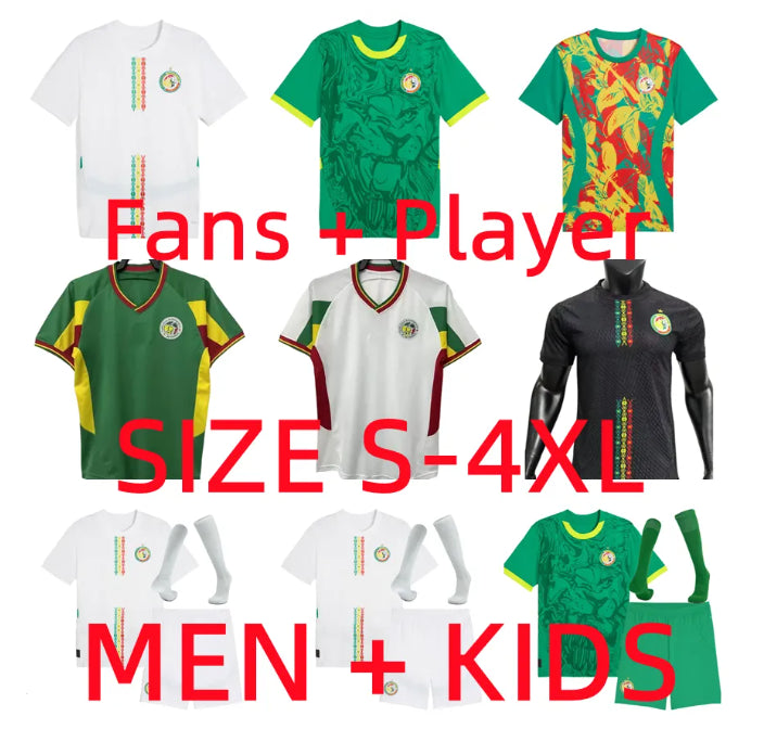 2024 2025 2026 Senegal soccer jerseys KOULIBALY GUEYE KOUYATE 23 24 25 26 SARR homme Maillot de foot football men shirts Uniform training fans playe