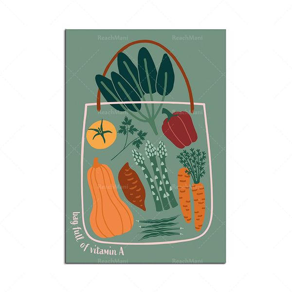 Healthy food, fruits and vegetables, boost your immune system with whole foods, vegetarian poster, nutrition, diet, vitamins