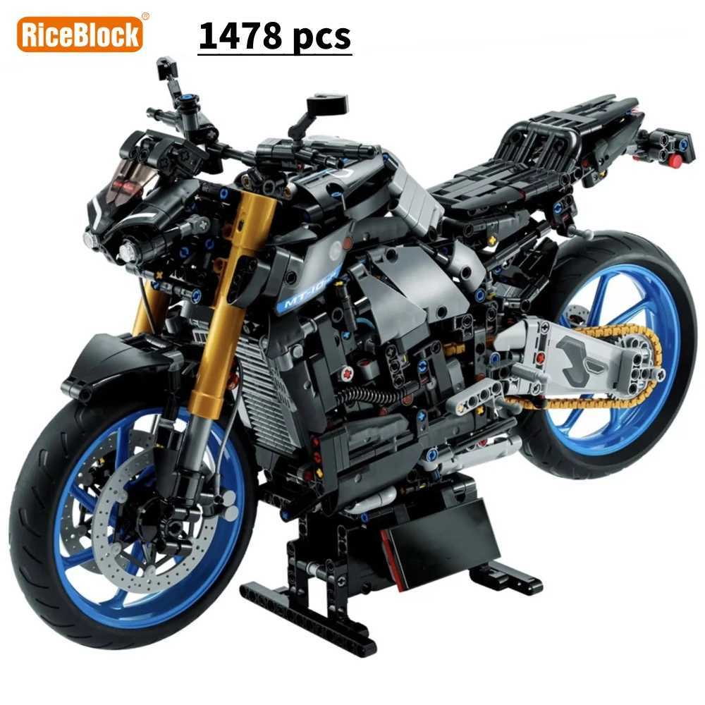 Technical 42159 MT-10 SP Motorcycle Model Building Blocks Advanced Building Set For Adults Bricks Toys Gifts Vehicles CollectionXJ241203