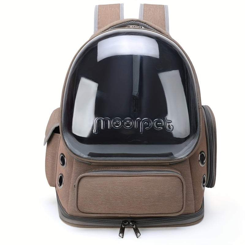 TEMU Breathable Pet Backpack, For Cat Backpack, Secure & Travel-friendly Carrier For Small To Medium For Cats And Dogs, For Cat Carriers For Cats,