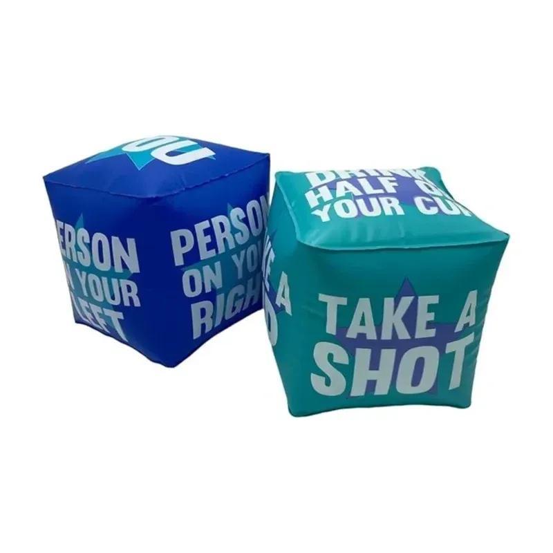 TEMU 10" Inflatable Dice Drinking Game - Pool Parties, Lawn, Floor, Bbq Games