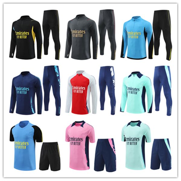 24 25 Arsena football tracksuitS kits retro soccer training TIERNEY THOMAS GABRIEL SAKA SMITH ROWE men and kids Sportswear Jerseys