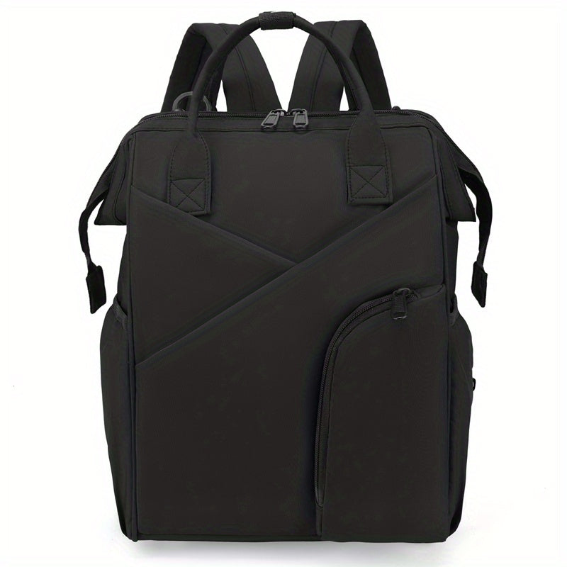 TEMU Space Large-capacity Solid Simple Mommy Bag Portable Multi-functional Backpack, Halloween Thanksgiving Day Christmas Gift