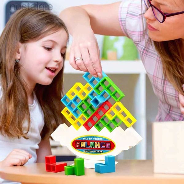 Blocks Balance Stacking Board Games Kids Adults Tower Block Toys for Family Parties Travel Games Boys Girls Puzzle Buliding Blocks Toy 24040