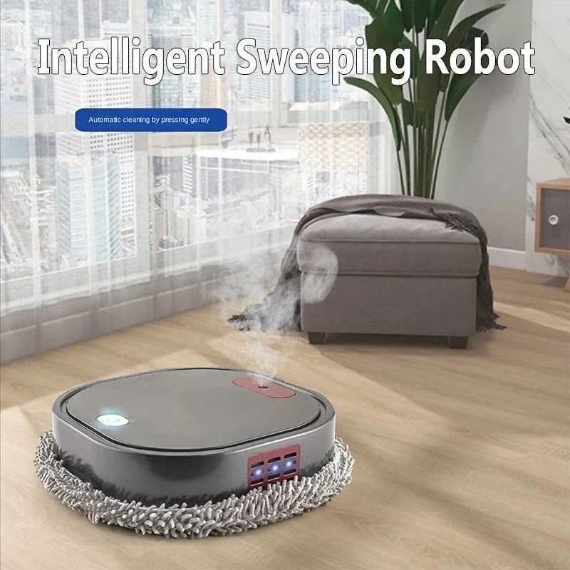New Rechargeable Smart Mopping Robot Spray Cleaner Dry and Wet 3 in 1 Sweep and Mop Robot Vacuum Cleaner Home Mopping Robot M240905