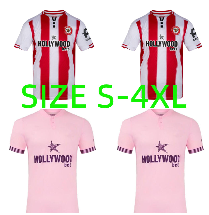 2024 2025 2026 Brentfordes home soccer jerseys 24 25 26 YARMOLYUK HICKEY HENRY JENSEN SCHADE TONEY MBEUMO JANELT football shirts men kids kit