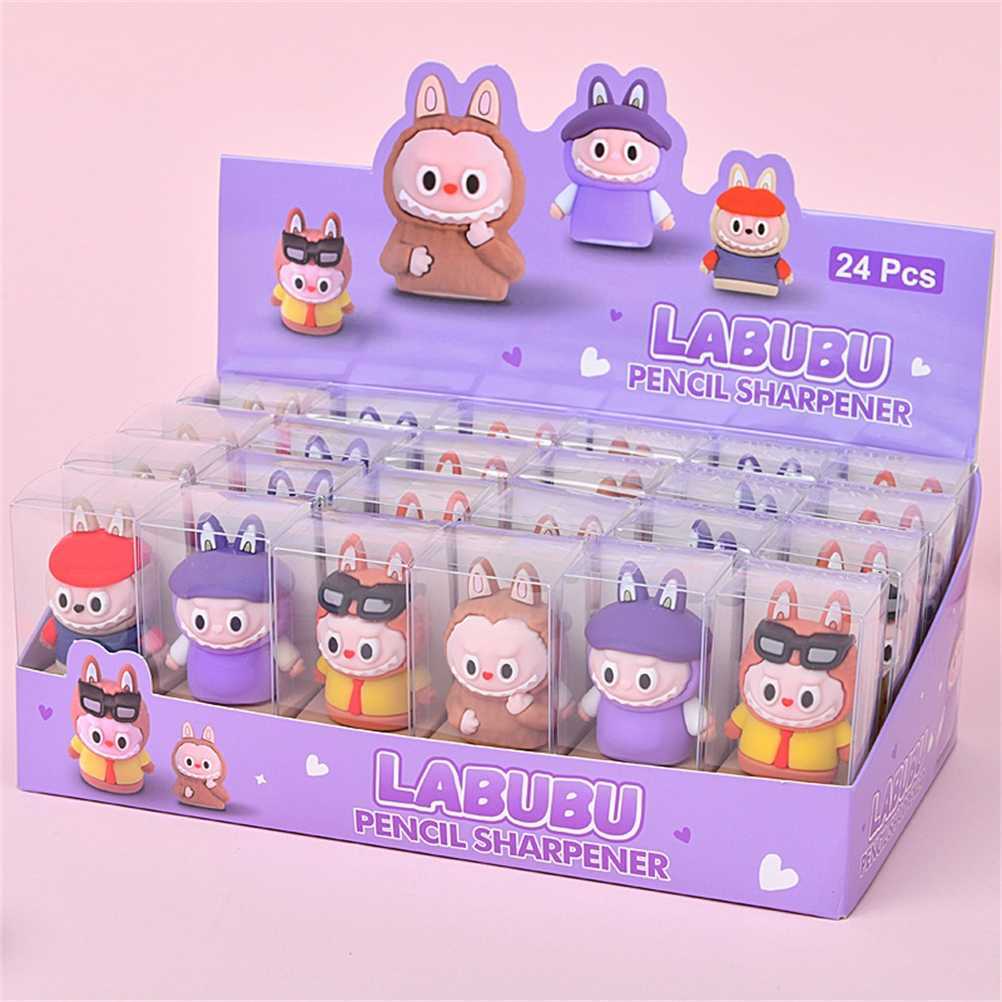 Creative Cute Labubu Cartoon Student Shaving Pencils Rolling Pencil Sharpener for Primary and Secondary School Students Stationery Prize 70% off cle