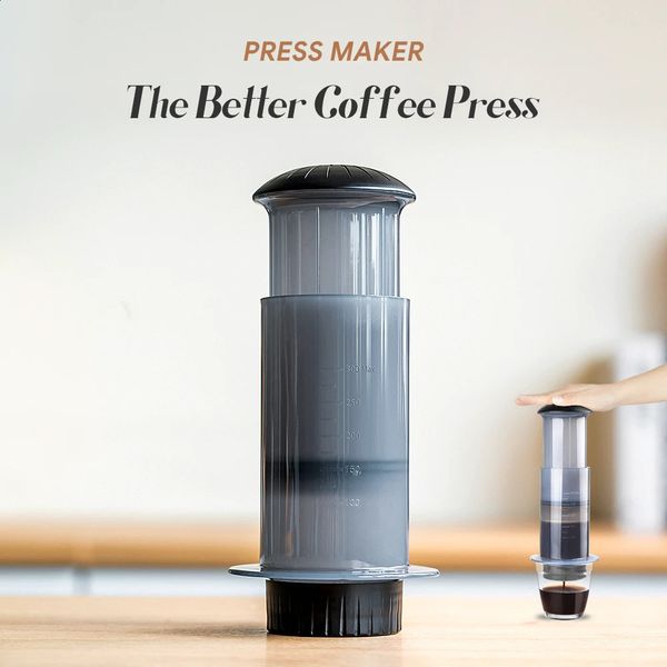 300ml Espresso Coffee Maker Portable Cafe French Press Coffee Pot With Filter Paper Kit Bar Set For AeroPress Machine DIY Coffee 240802
