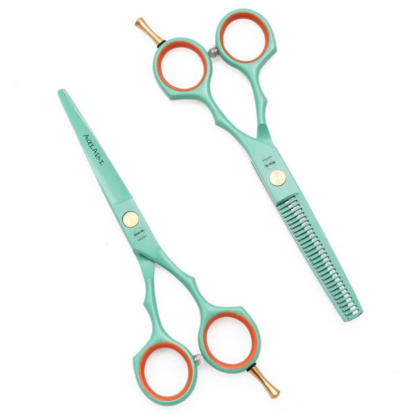 Scissors Shears 5.5 Professional Hairdressing Hair Scissors 440C Cutting Shears Thinning Razor Comb Set Salon Barber Home Dropshipping A1104