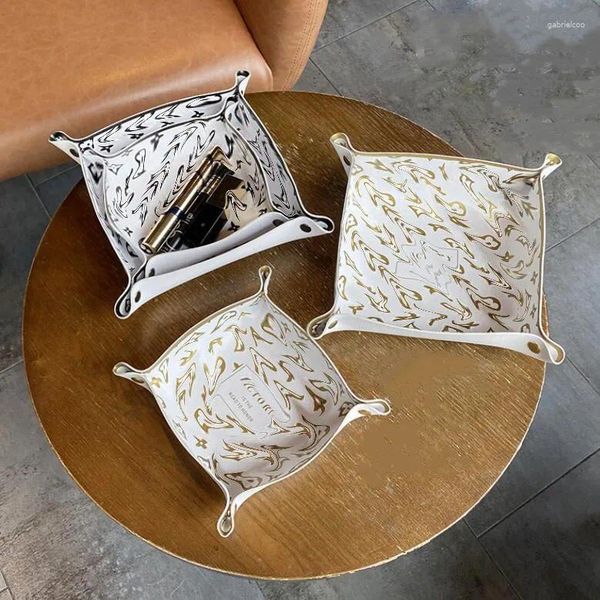 Party Favor Designer Desk Storage Basket Key Jewelry Pouches Bags Multifunctional Large Capacity Cosmetic Organizer for Bedroom Kitchen