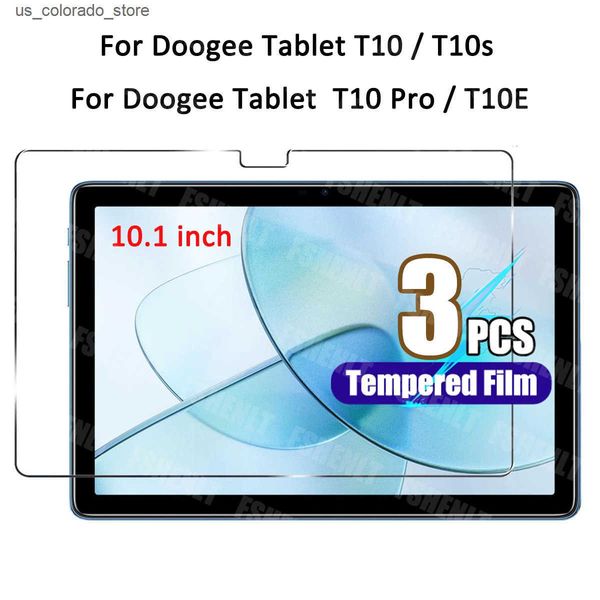 Tablet PC Screen Protectors Screen protector for Doogee T10 Pro-T10E 10.1-inch scratch resistant 9H hardness flat tempered glass film L24091