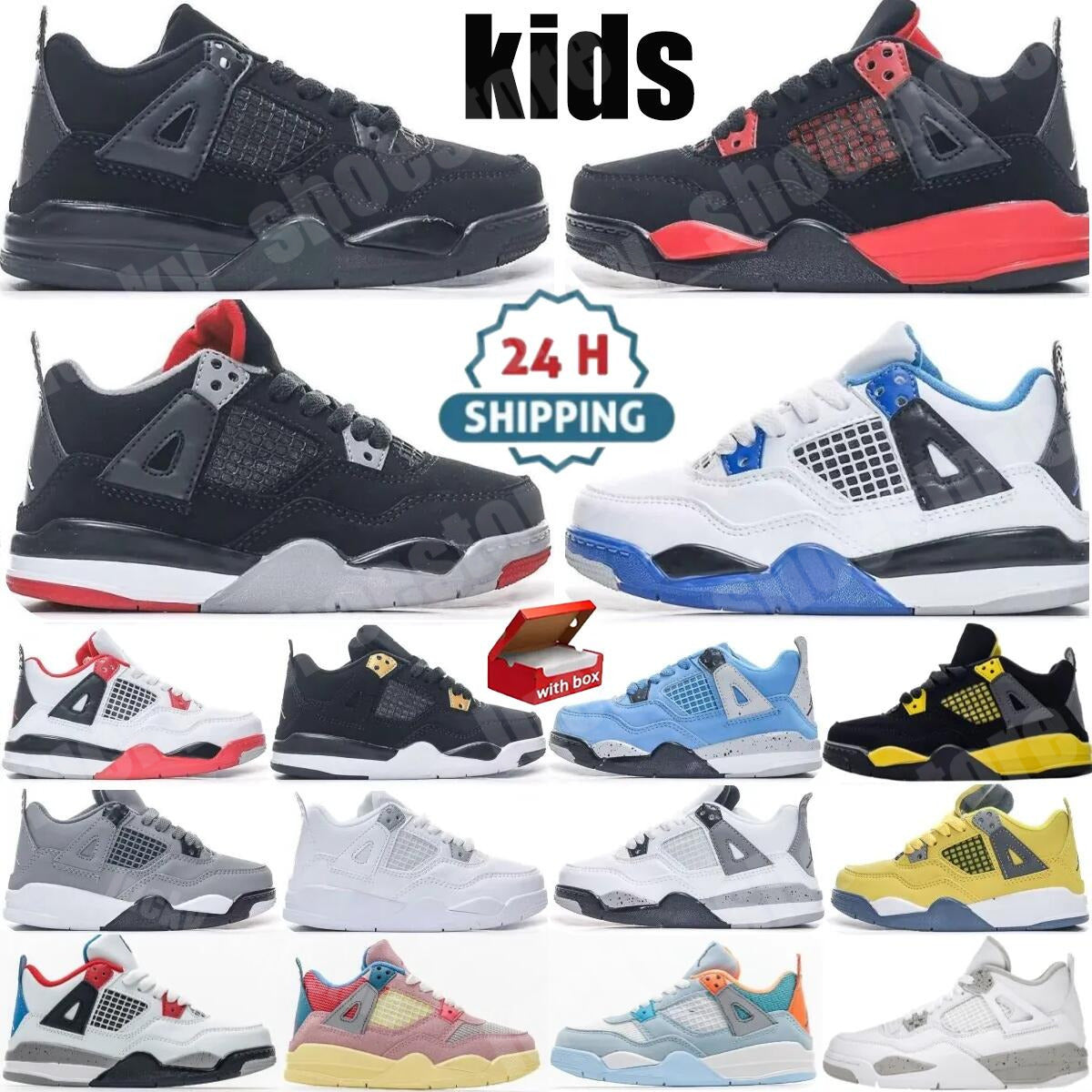 designer kids shoes boys toddler cool grey red Blue Children basketball shoe black white trainers baby kid youth sneakers