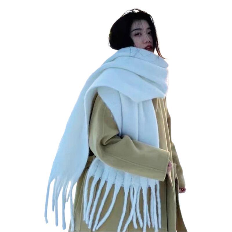 X0155 Korean version of the fur scarf female fashion all-match high-end houndstooth student rabbit fur neck collar neck thick warm