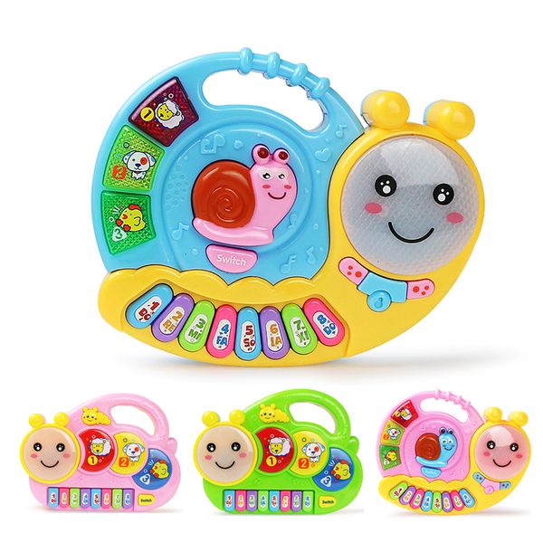Drums Percussion 2 Types Baby Music Keyboard Piano Drum with Animal Sounds Songs Early Educational for Kids Musical Instrument Toys 230410