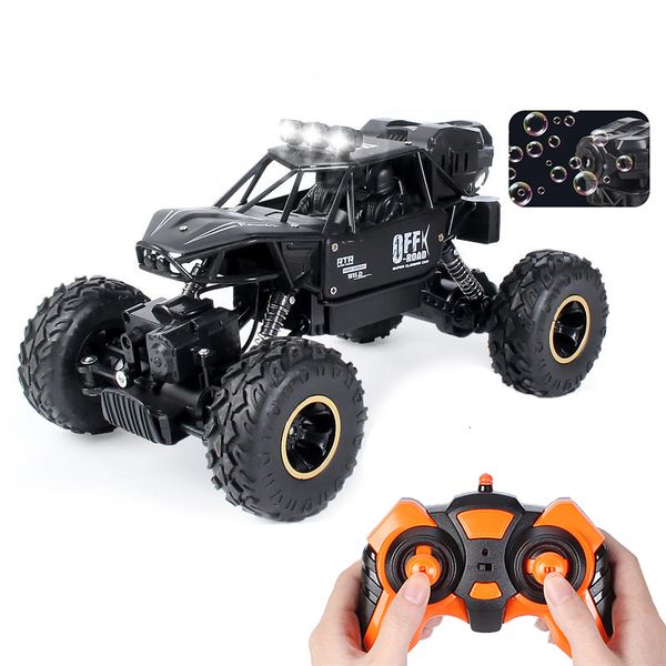 ElectricRC Car Paisible 4WD RC Remote Control Bubble hine Radio Rock Crawler 4x4 Drive Off Road Out Door Toy For Girl Boy 230605