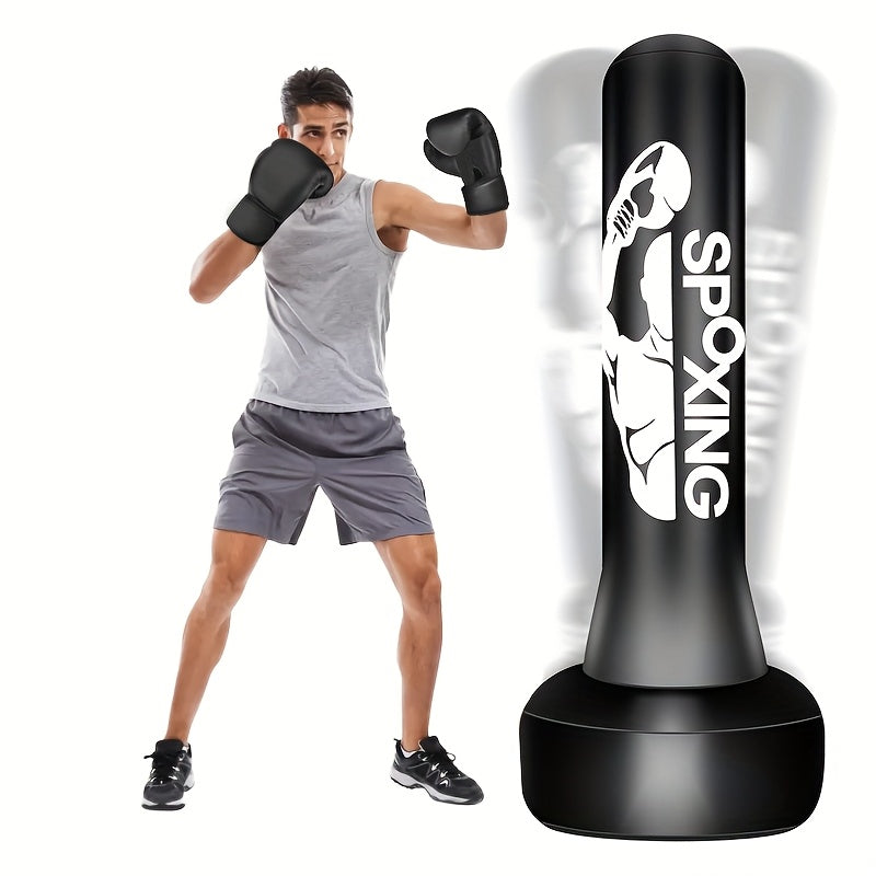 TEMU Adult Freestanding Boxing Punching Bag, Adult Boxing Punching Bag - Men's Heavy Duty Punching Bag, Taekwondo Punching Bag, Suitable For Training