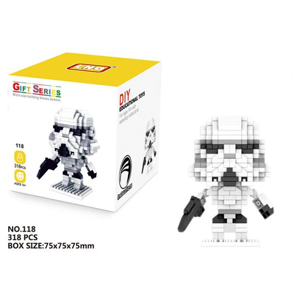 Miniso building blocks Plastic mini building blocks character Brain Games Toys kid adult Toy birthday gifts