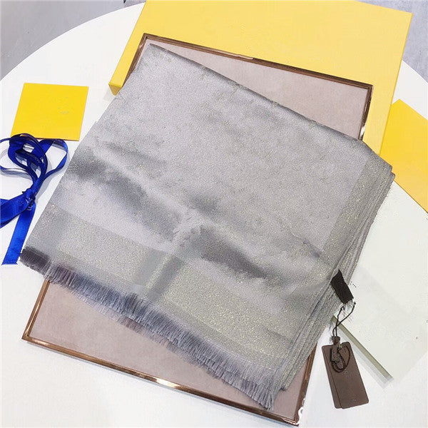 Silk Scarf Fashion Man Women 4 Season Shawl Letter Scarves Size 180x70cm 12Color High Quality