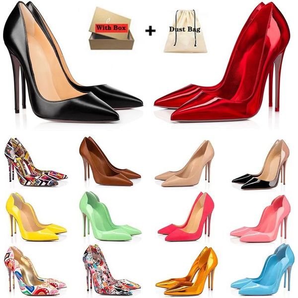 Designer high heels dress shoes sneakers sneaker women luxury Glitter Rivets triple black white Patent leather suede 8cm 10cm 12 cm party wo