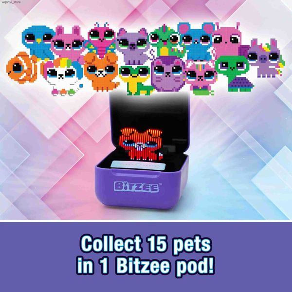 Electronics bitzee interativo Digital Pet Toy Spinmaster Electronic Digital Pet Game Virtual Tamagotchi Childrens Robot de brinquedo L240910