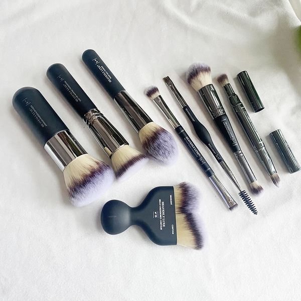 Heavenly Luxe Makeup Brushes Set Soft Synthetic Face Foundation Powder Blush Concealer Eye Shadow Brow Beauty Cosmetics 240126