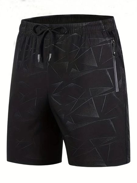 Mens QuickDrying SportsSsSssSummer com bolsos respiráveis para executar o Fitness Training7025 250109