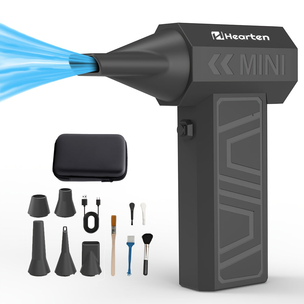 TEMU A , Powerful Turbo Fan, A High- , A Multi-functional Portable Turbo Camping Fan, And A Handheld Electric Hair Dryer For Outdoor Camping. This