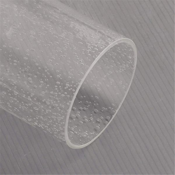 Clear Seeded Glass Shade Cylinder Bubble Glass Lampshade Replacement for Pendant Light, Chandelier,Vanity Sconces