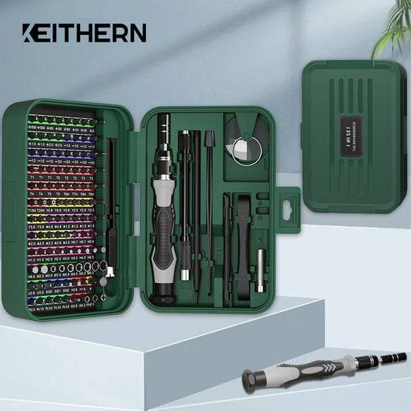 Screwdrivers KEITHERN Professional Screwdriver Set Precision Torx Triangle Screw Driver Bits Multifunctional Electronic Repair Hand Tools Ki
