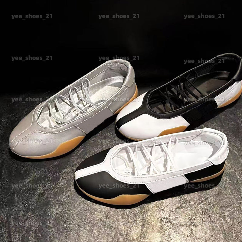 Free shipping 2025 Taekwondo Mei Ballet Tabi Ballerina Shoes Designer Sandals Semi-Casual Shoes Ballet Flat leather Mirror Quality Dance Shoes