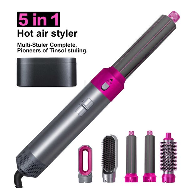 Curg Irons: 5-in-1 Multi-Styler with Hair Dryer, Straightener, and Brush for Versatile 2024 Hairstyles