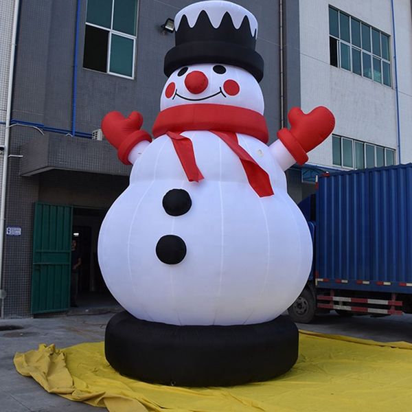 High Quality 10-20ft tall Merry Christmas Inflatable Snowman Outdoors Santa Decorations for Home Yard Garden Decoration